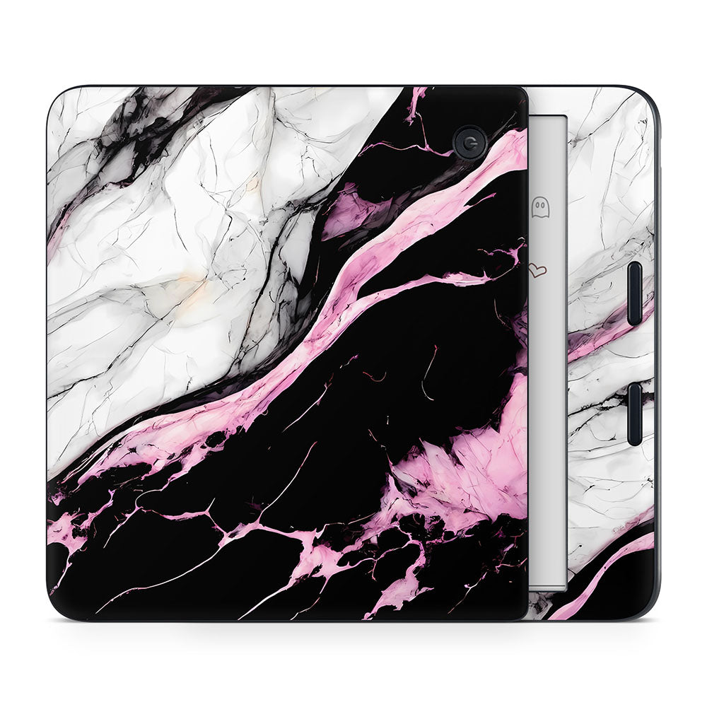 Pink Streak Marble Kobo Libra Skin