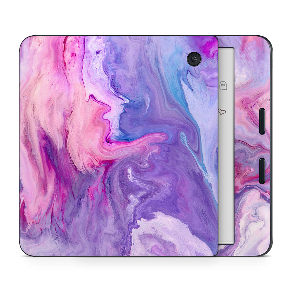 Purple Marble Swirl Kobo Libra Skin