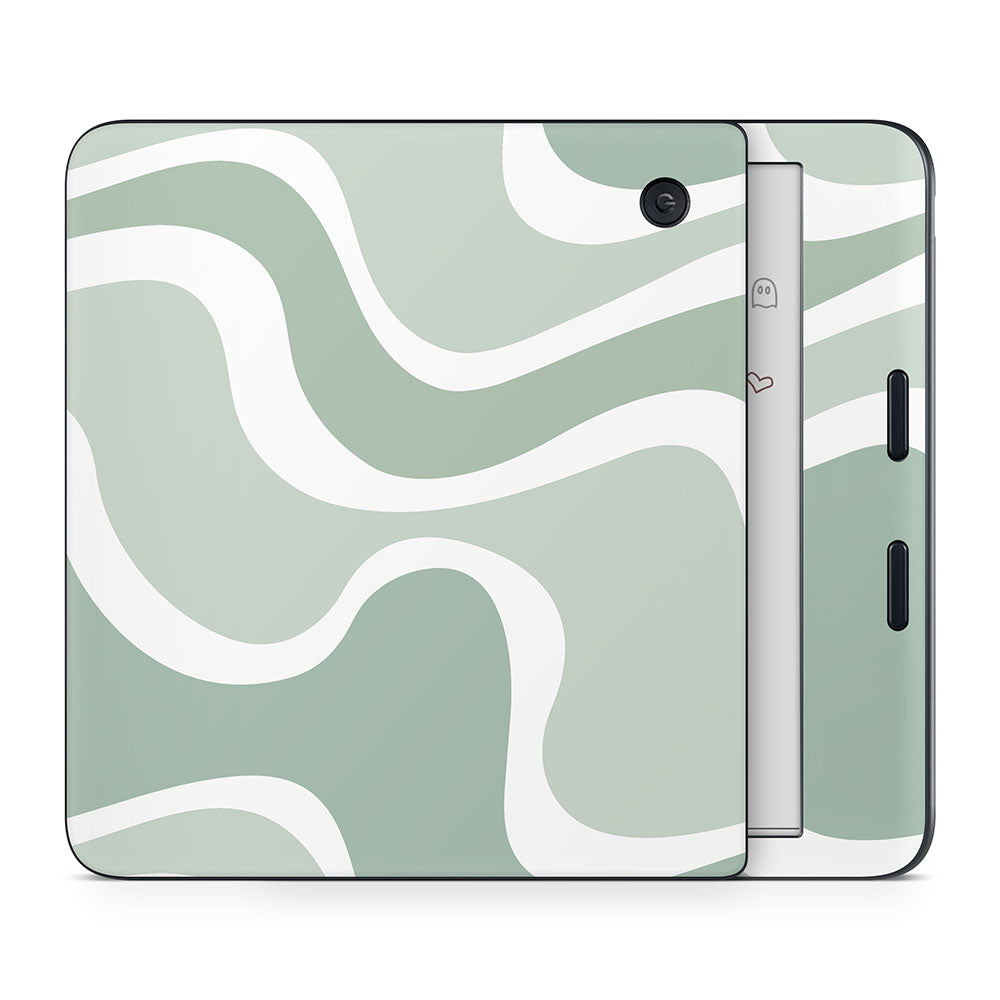 Sage Abstract Kobo Libra Skin