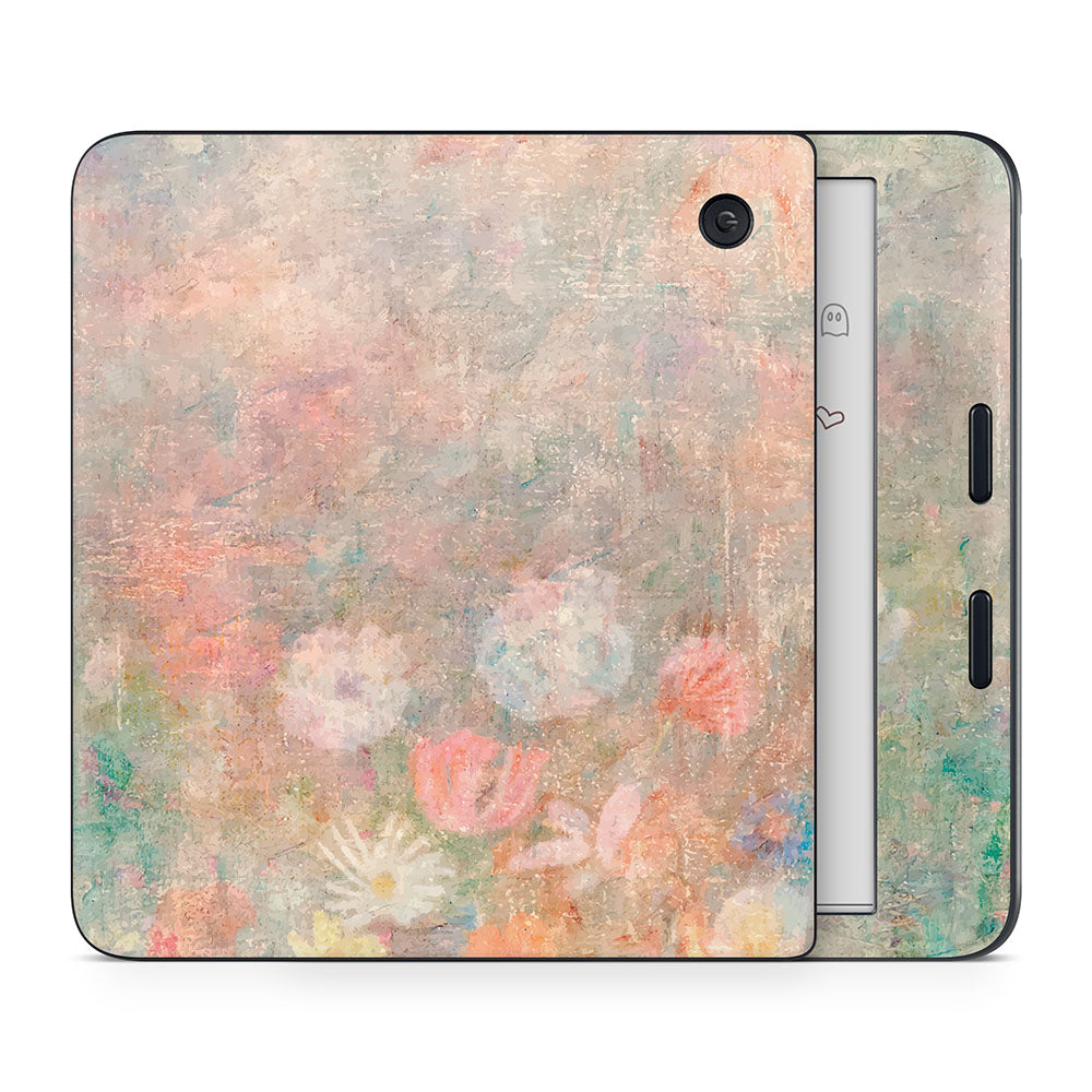 Floral Haze Watercolour Kobo Libra Skin