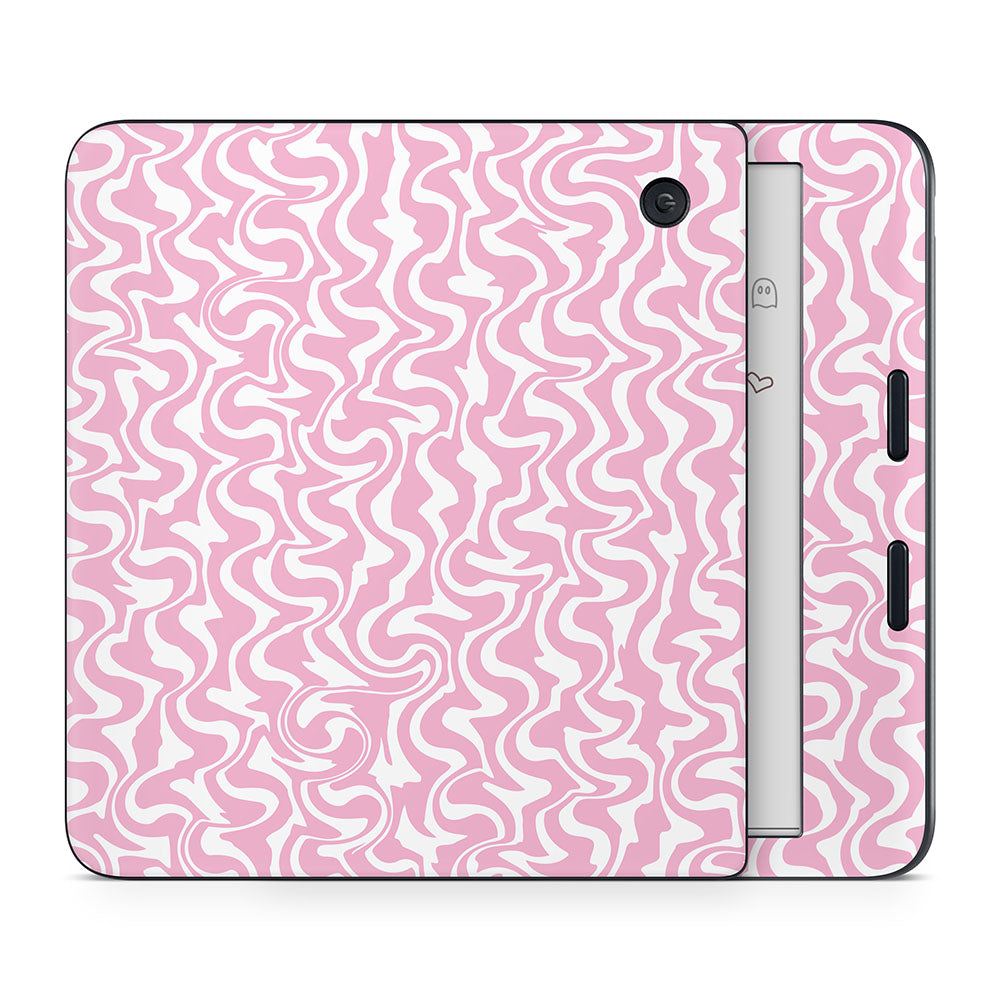 Wobbly Pink Kobo Libra Skin