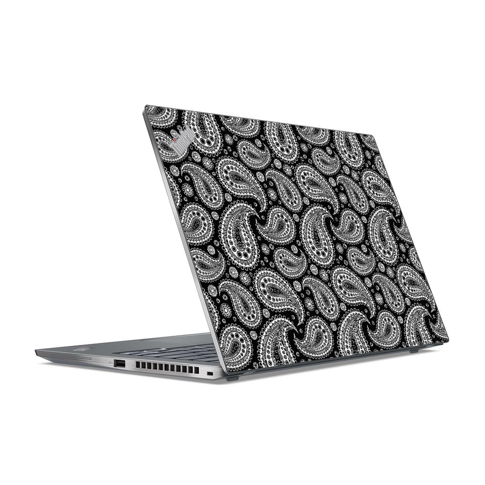 Black Paisley Lenovo ThinkPad P Series Skin