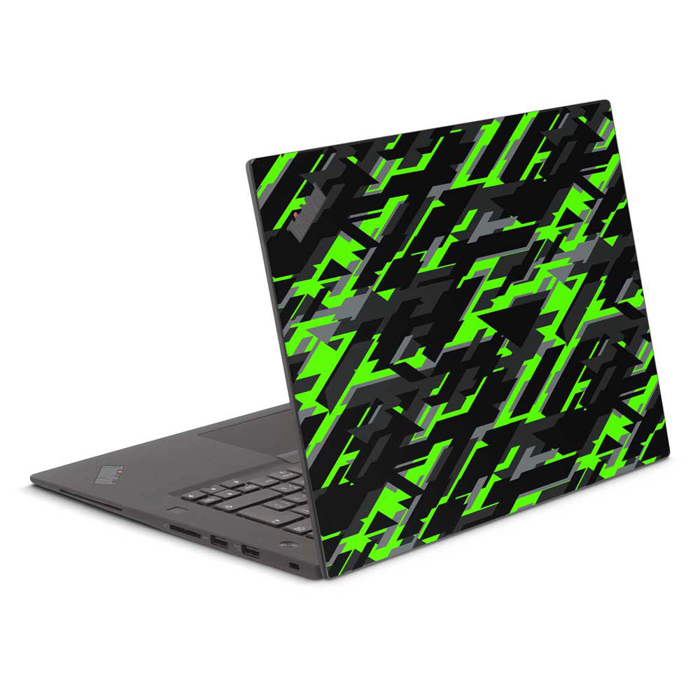 Green Geometric Camo ThinkPad X1 Extreme Skin