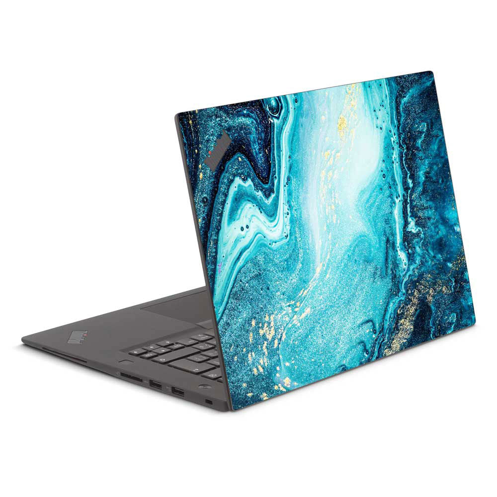 Blue River Marble ThinkPad X1 Extreme Skin