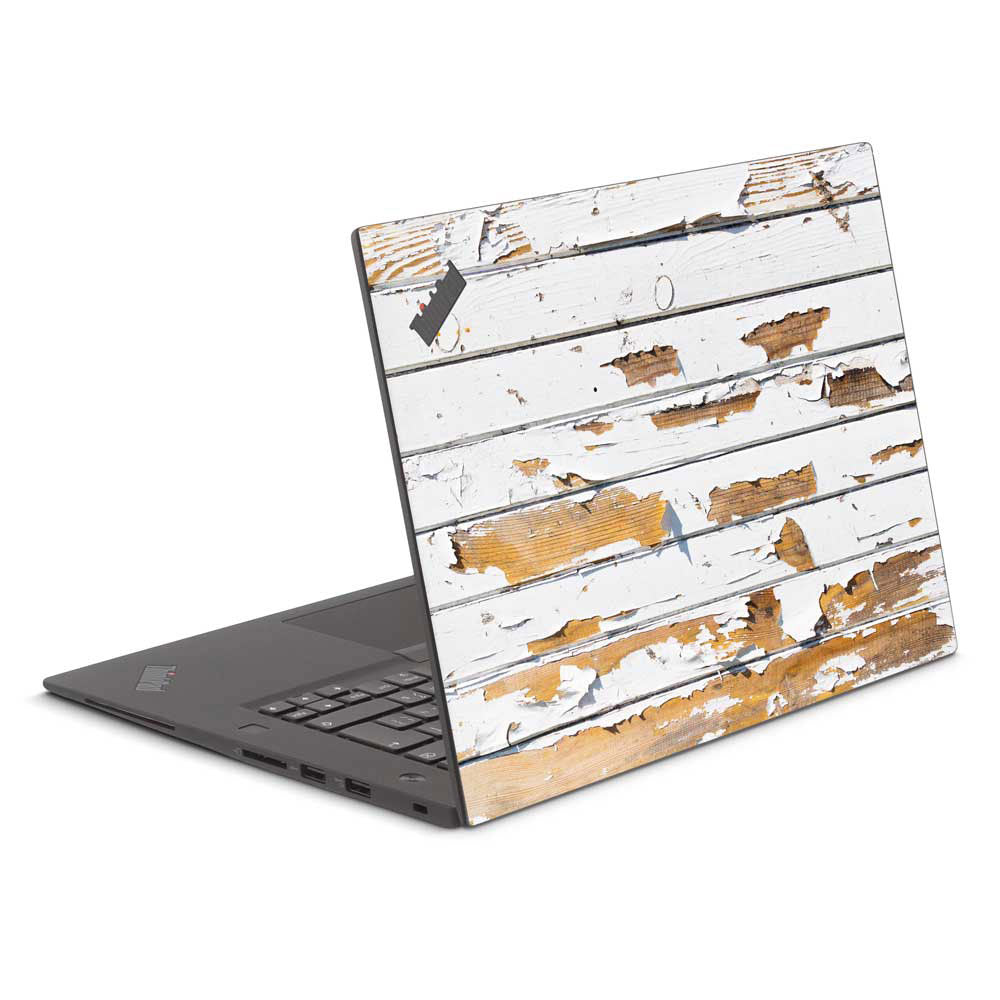 Peeling Wood Panels ThinkPad X1 Extreme Skin