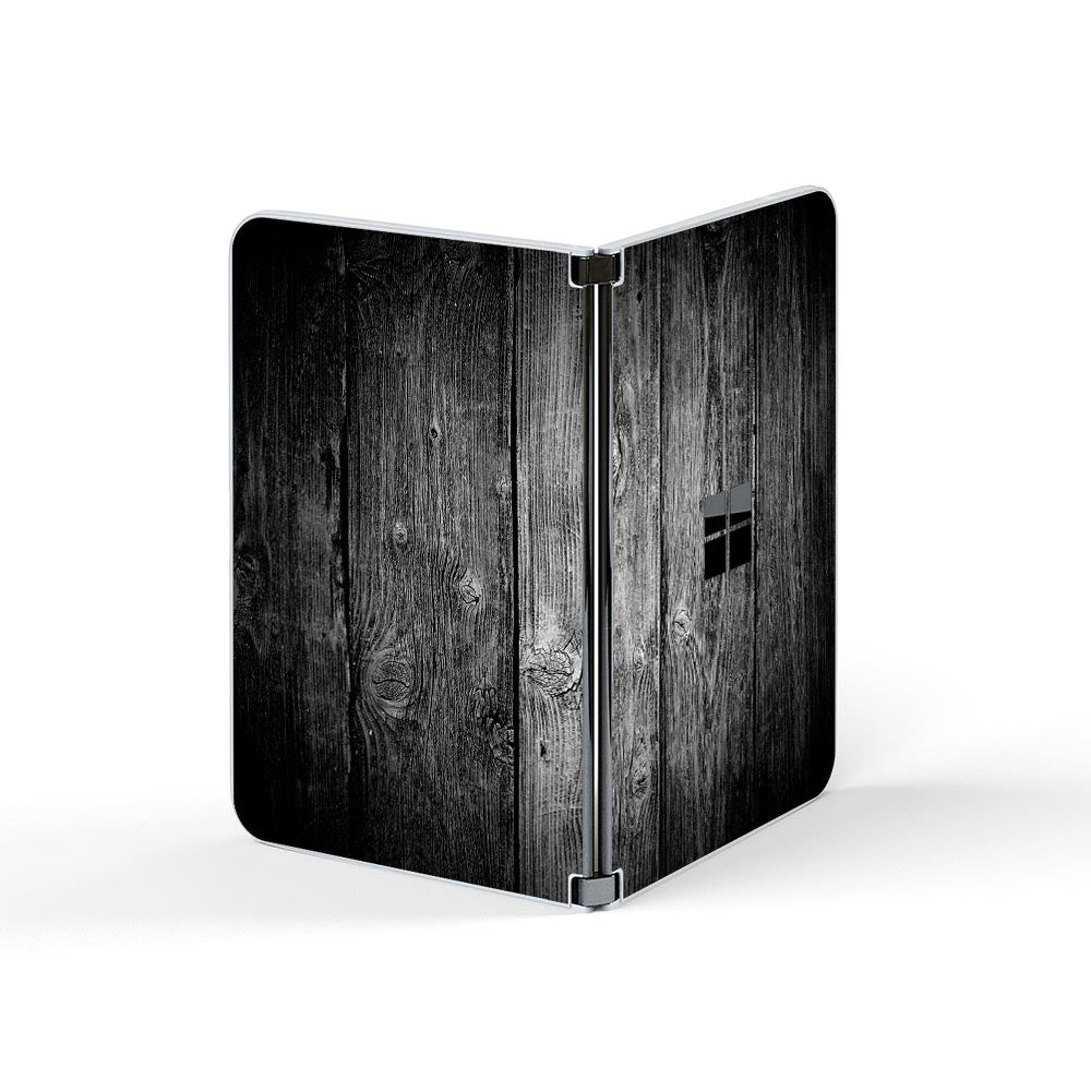 Black Timber Microsoft Surface Duo Skins