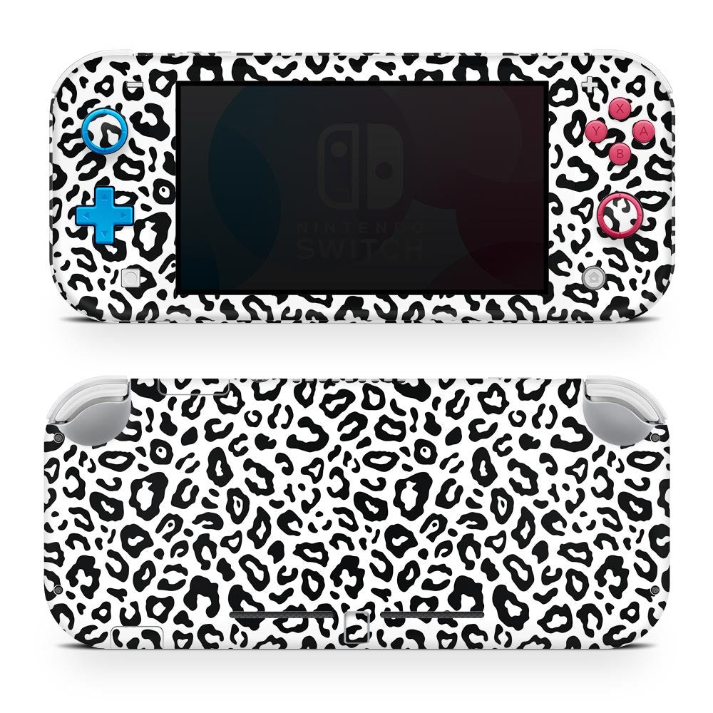 BW Leopard Nintendo Switch Lite Skin