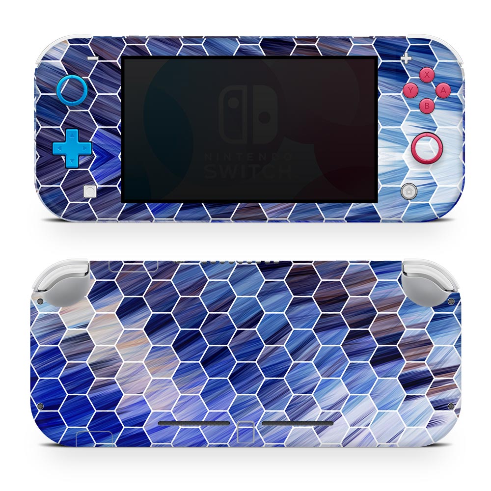 Hex Blue Nintendo Switch Lite Skin