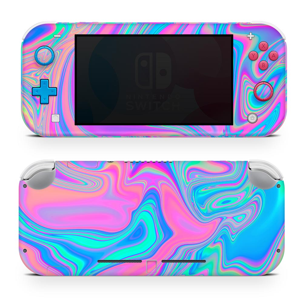 Holo Swirl Nintendo Switch Lite Skin