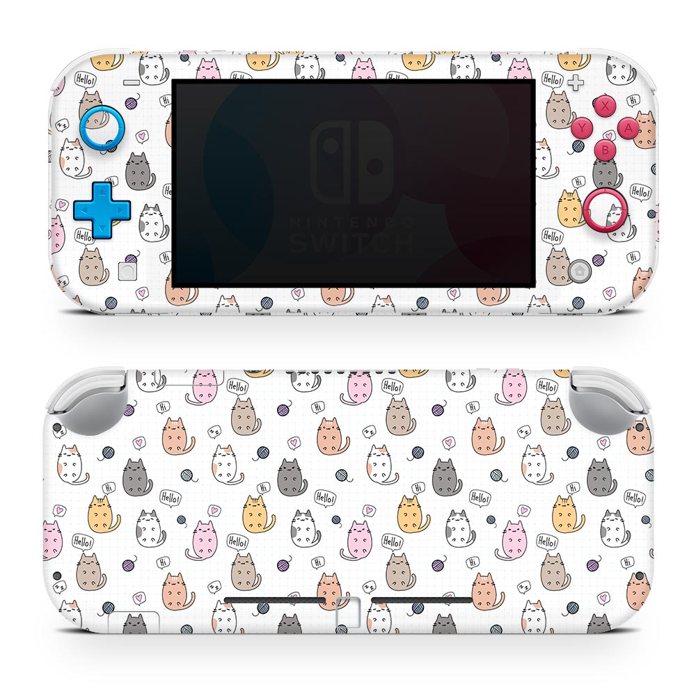 Kawaii Cats Nintendo Switch Lite Skin