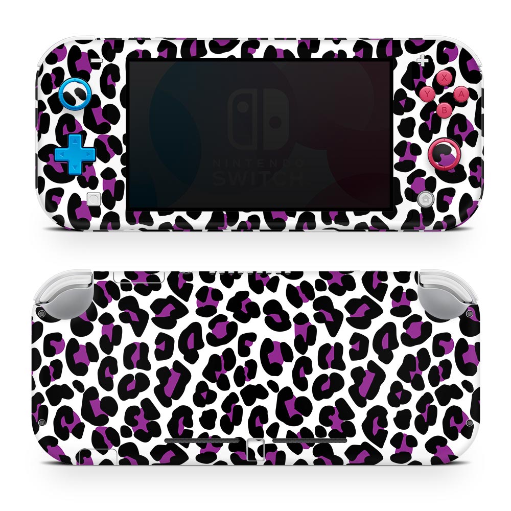 Purple Leopard Nintendo Switch Lite Skin