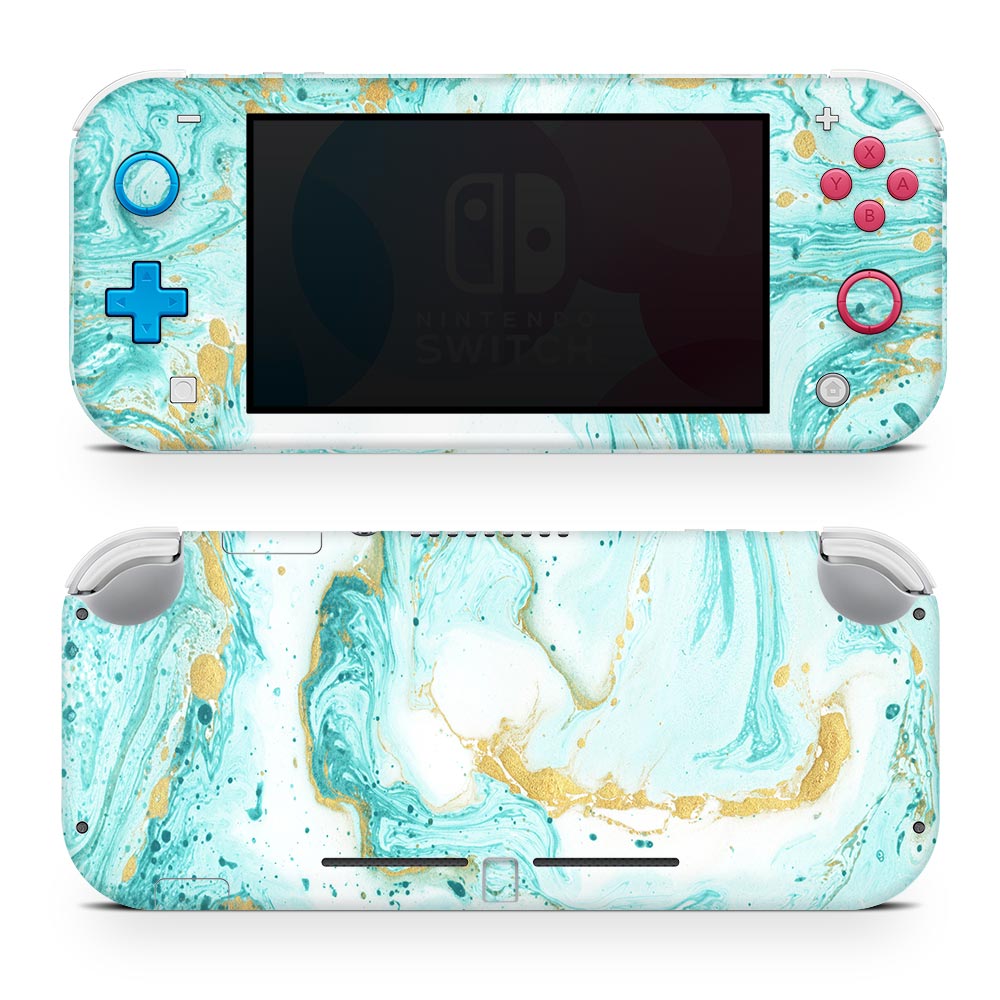 Ocean Marble Swirl Nintendo Switch Lite Skin