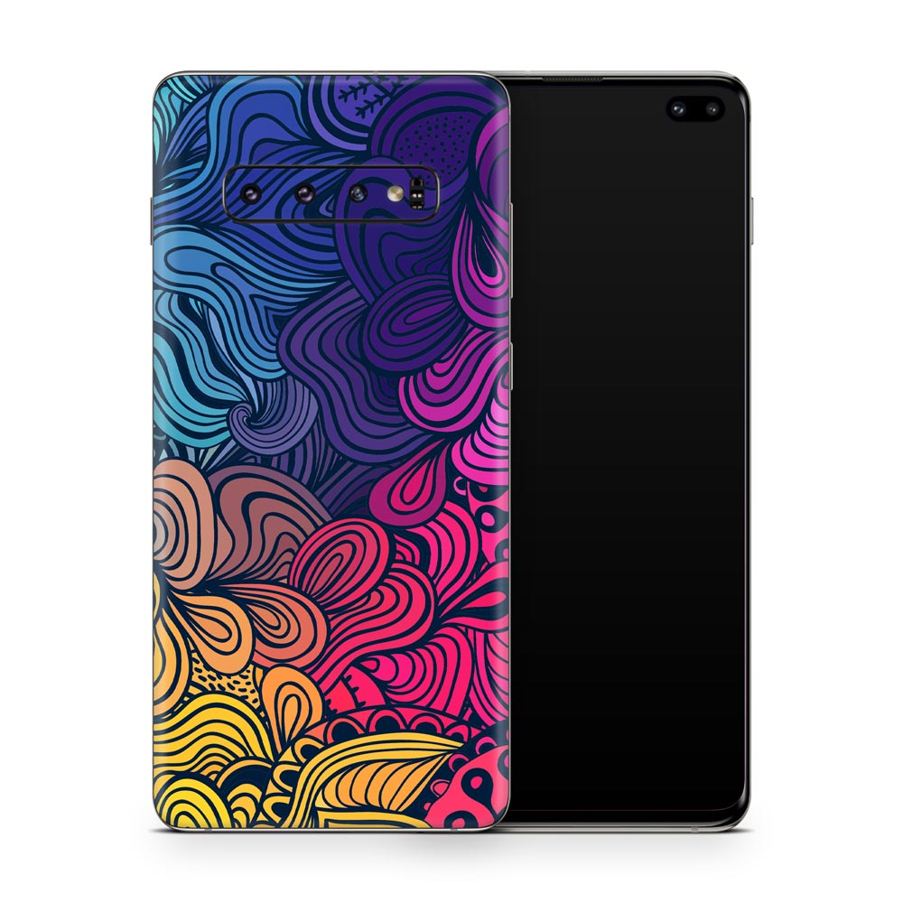 Floral Form Galaxy S10 Skin