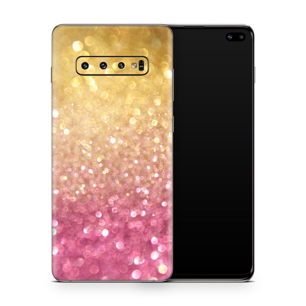 Unfocused Glitter Galaxy S10 Skin