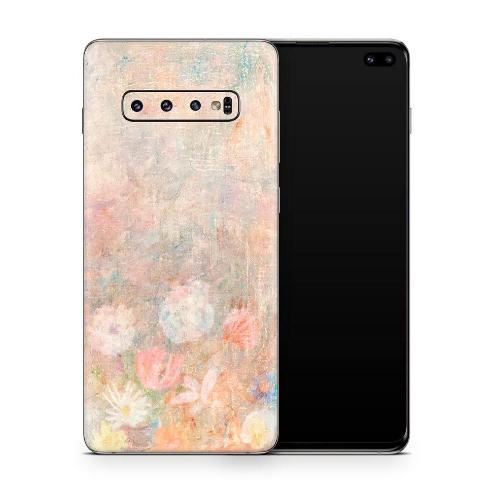 Floral Watercolour Haze Galaxy S10 Skin