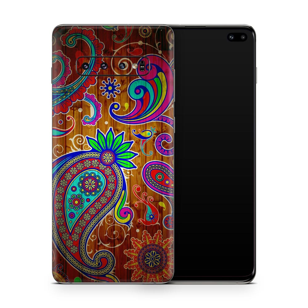 Floral Paisley Galaxy S10 Skin