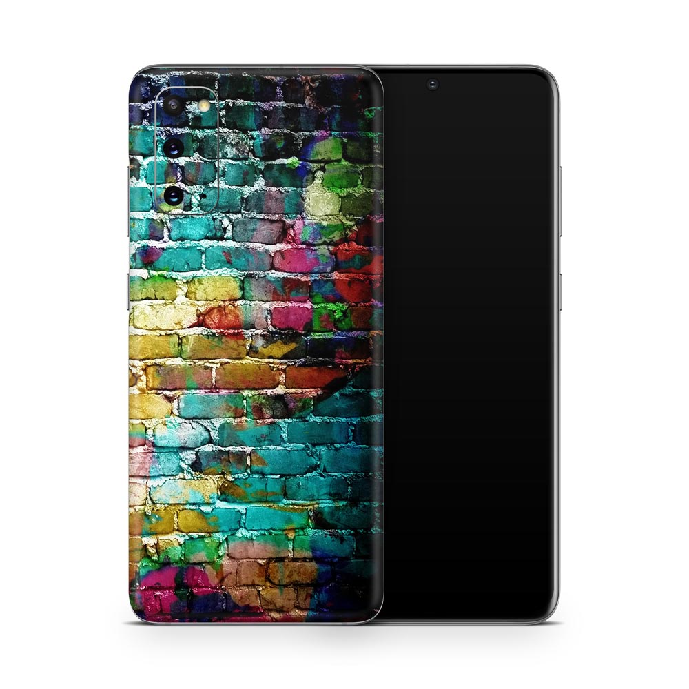 Painted Brick Galaxy S20 Skin