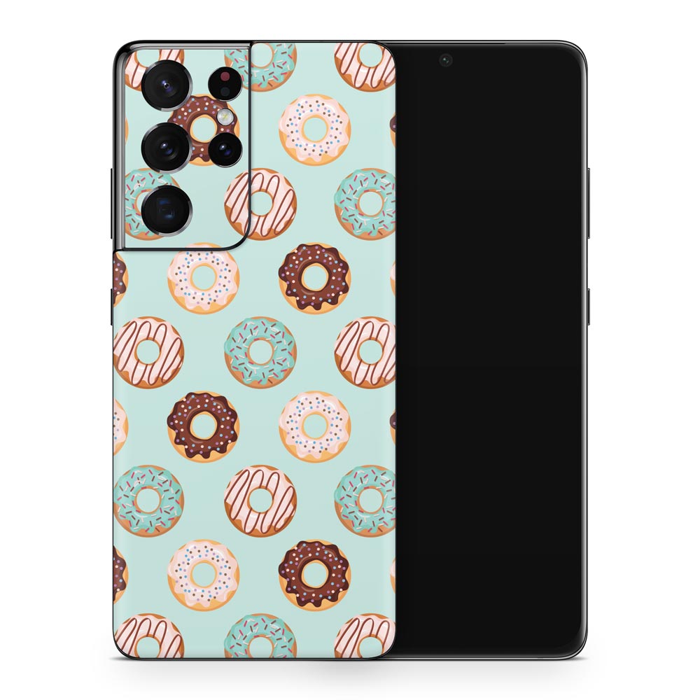 Retro Donuts Galaxy S21 Skin