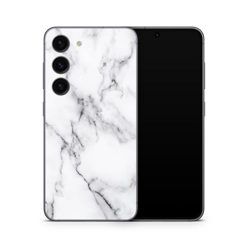 White Marble III Galaxy S23 Skin