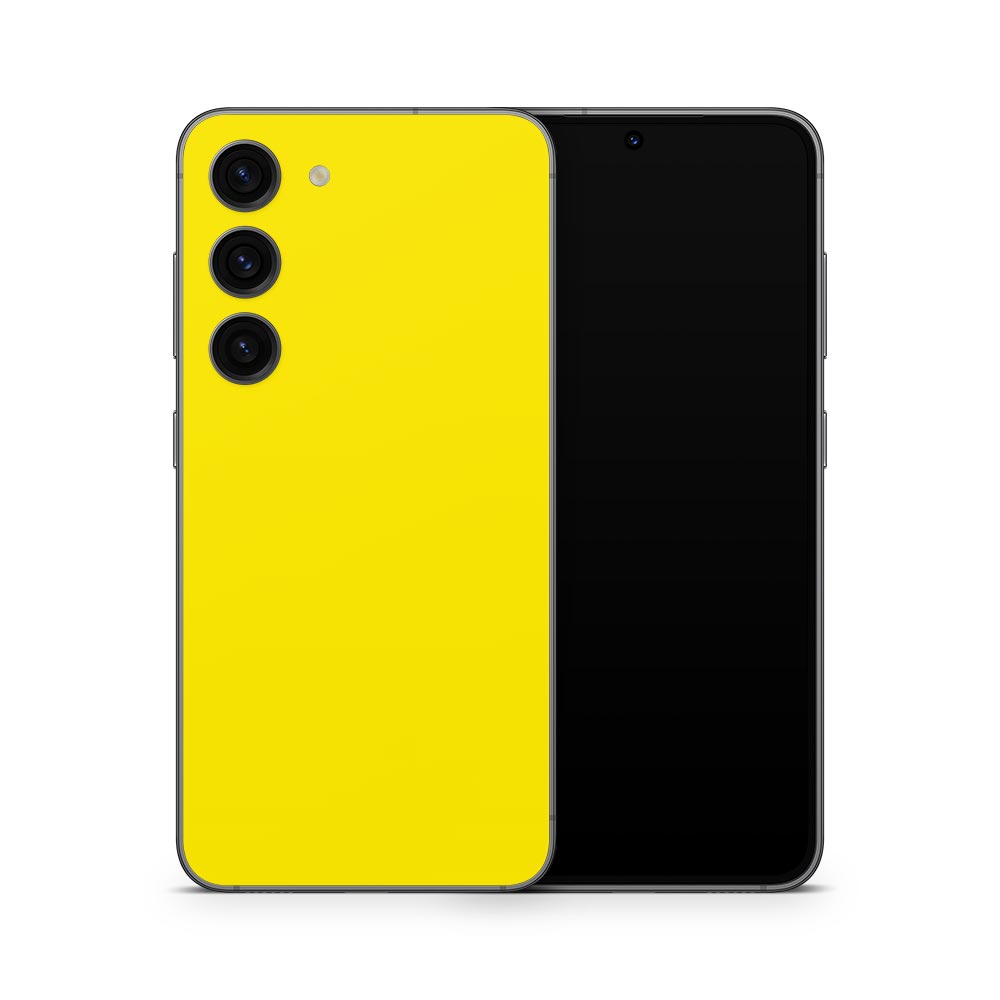 Yellow Galaxy S23 Skin