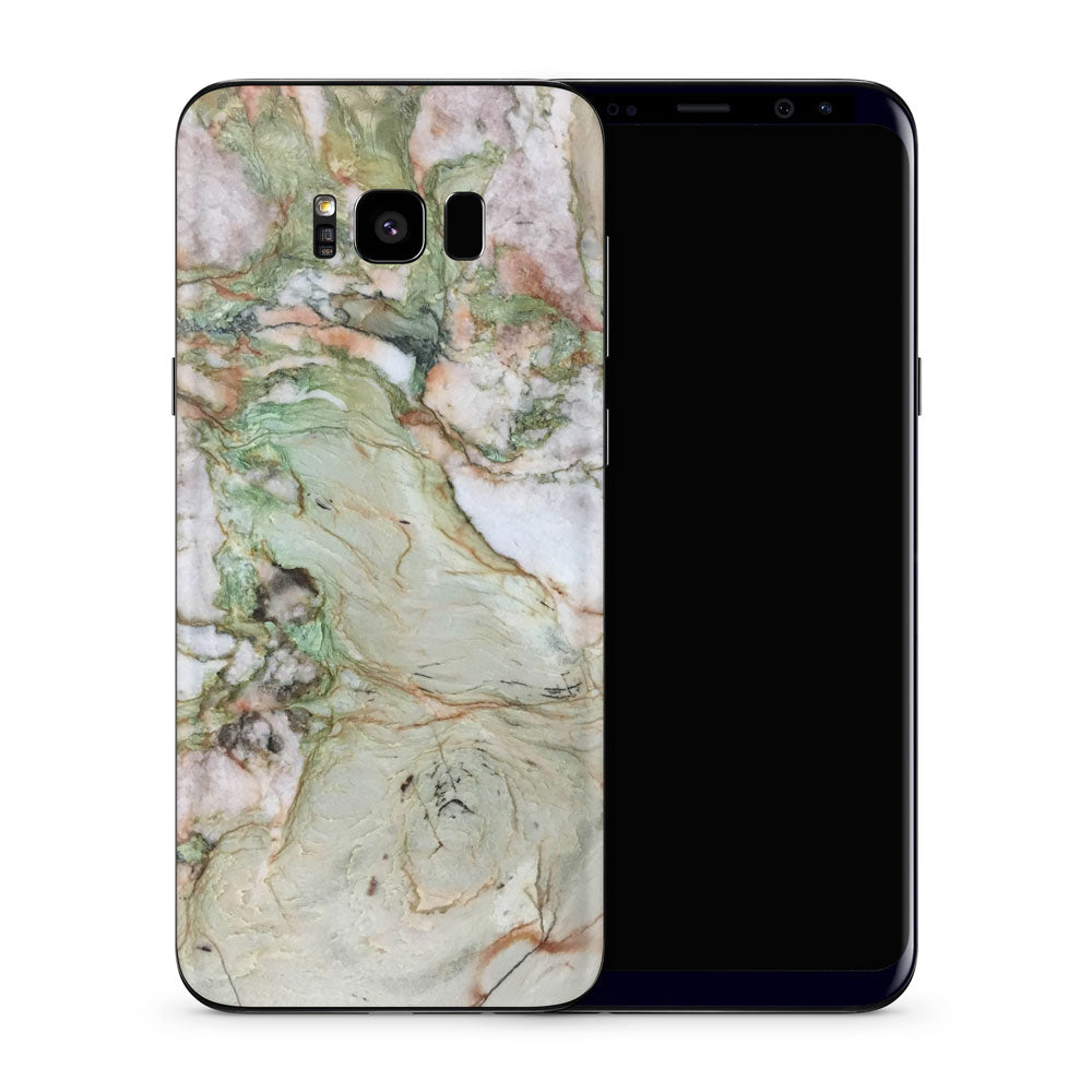 Jade Marble Galaxy S8 Skin