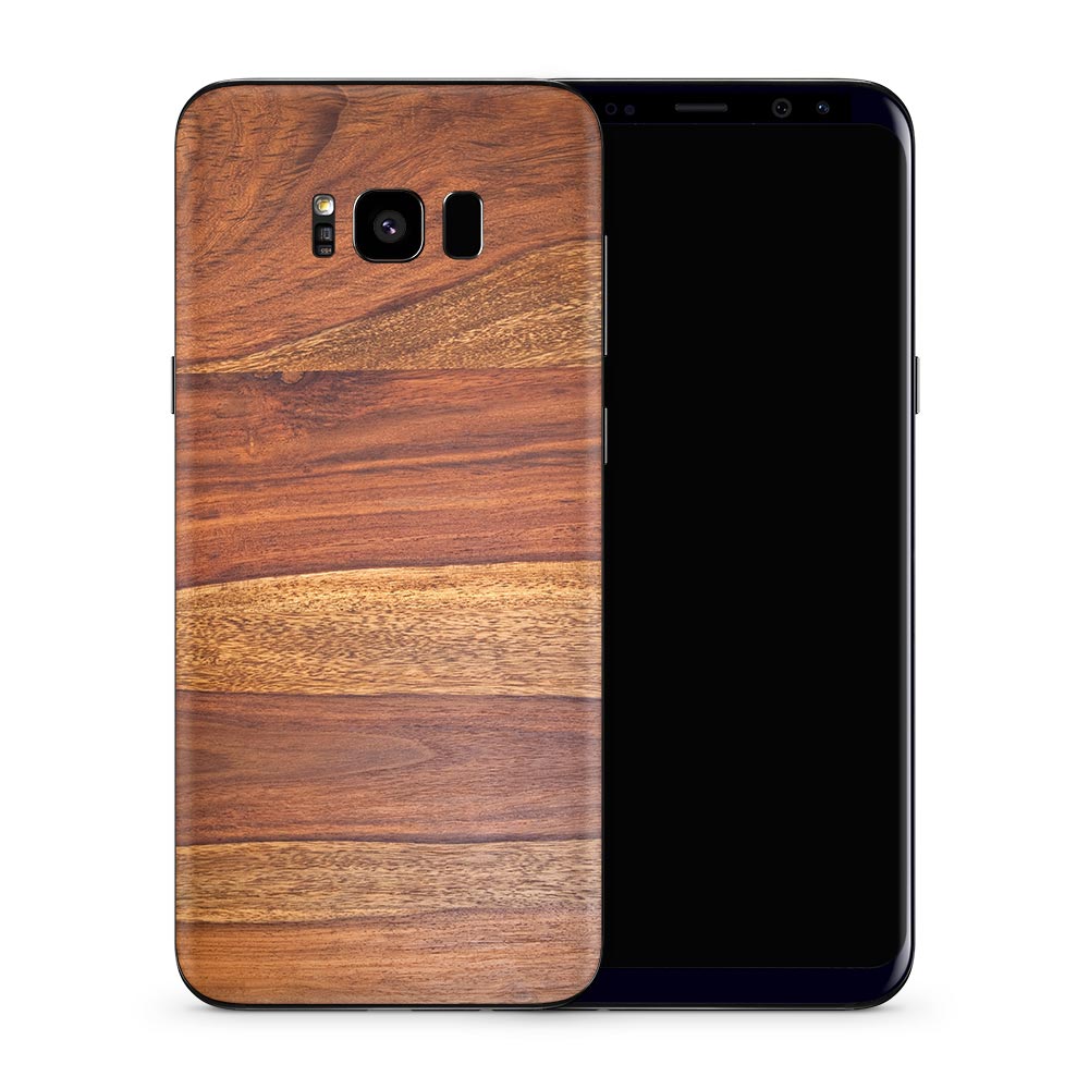 Palisander Rosewood Galaxy S8 Skin