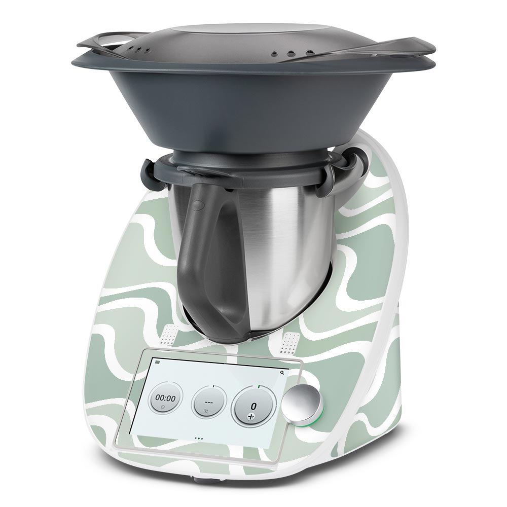 Sage Abstract Thermomix TM6 Skin