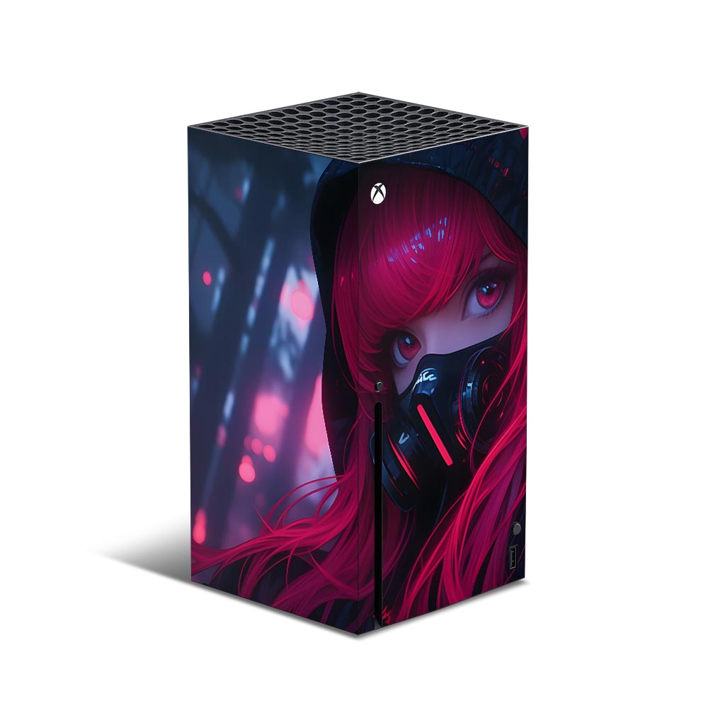 Cyber Punk Girl Xbox Series X Skin