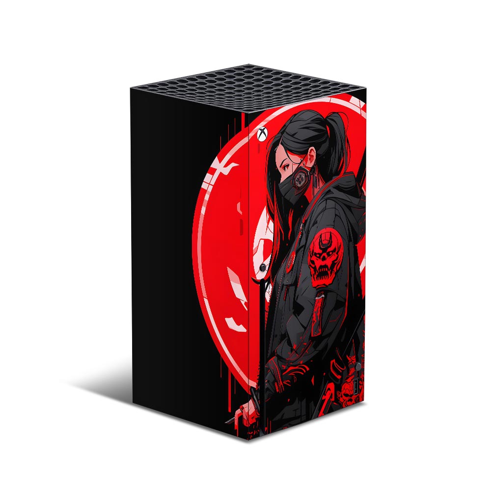 Samurai Street Girl Xbox Series X Skin