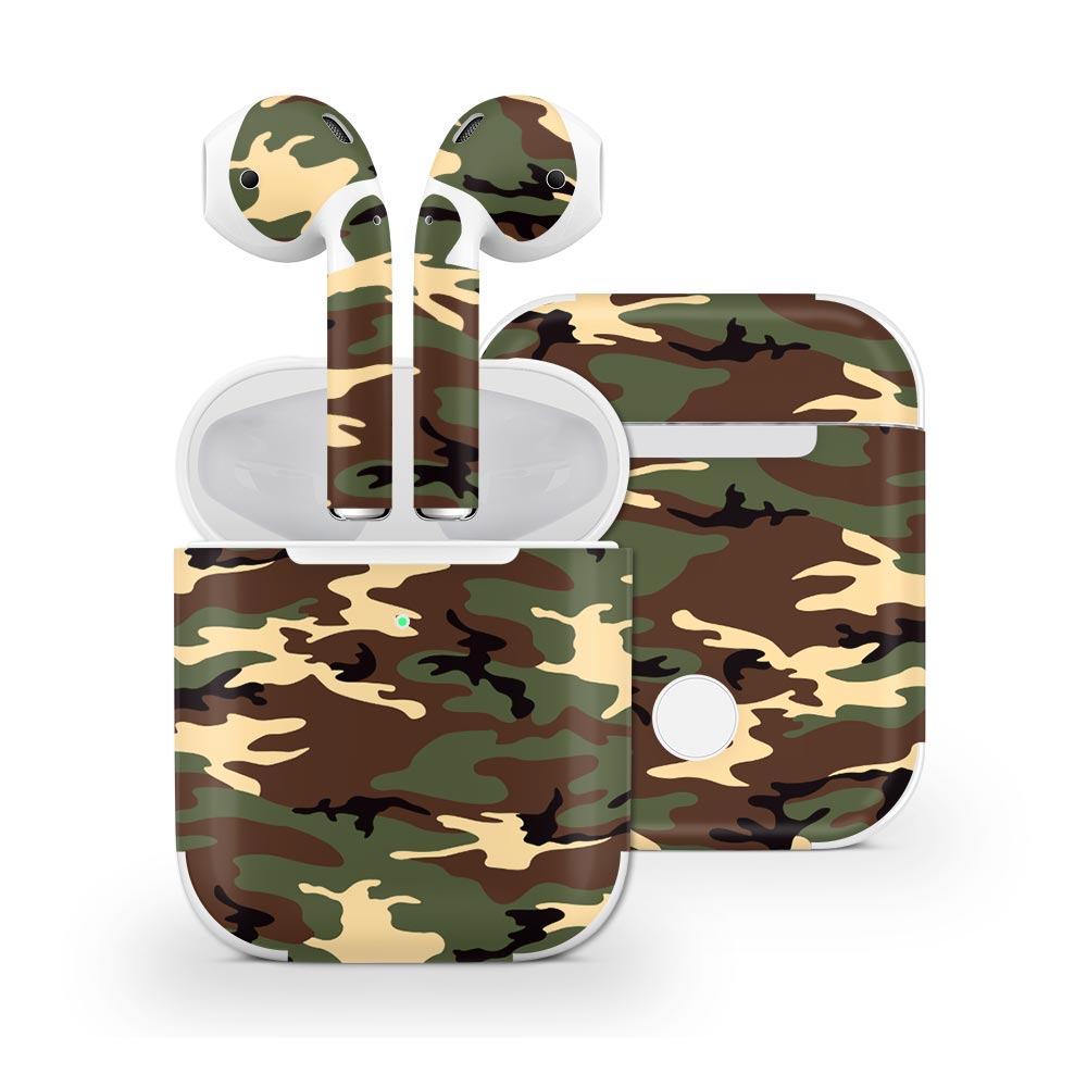 Army Camo Apple Airpods 2 Skin