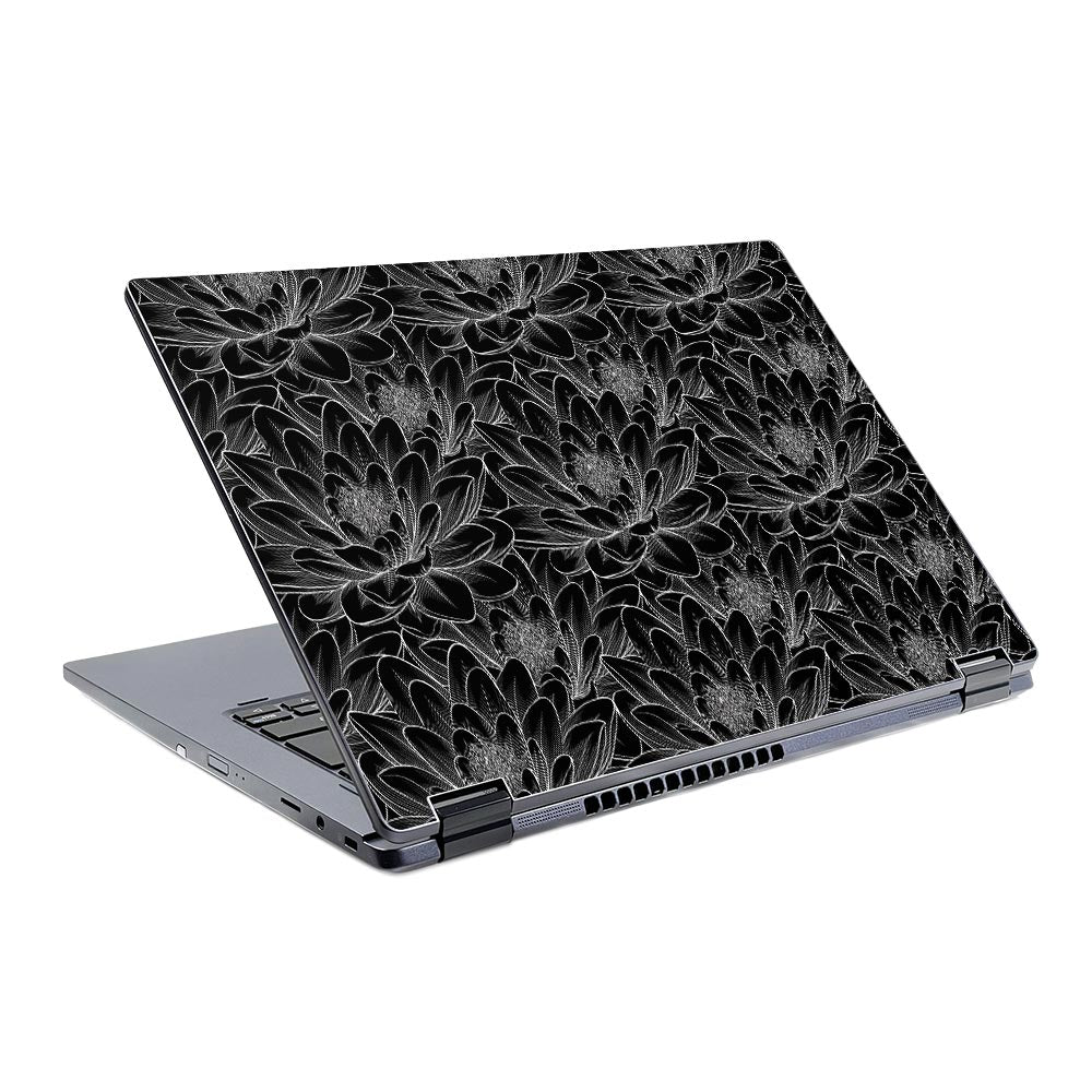 Floral Damask Black Acer Travelmate Spin P4 TMP414 Skin