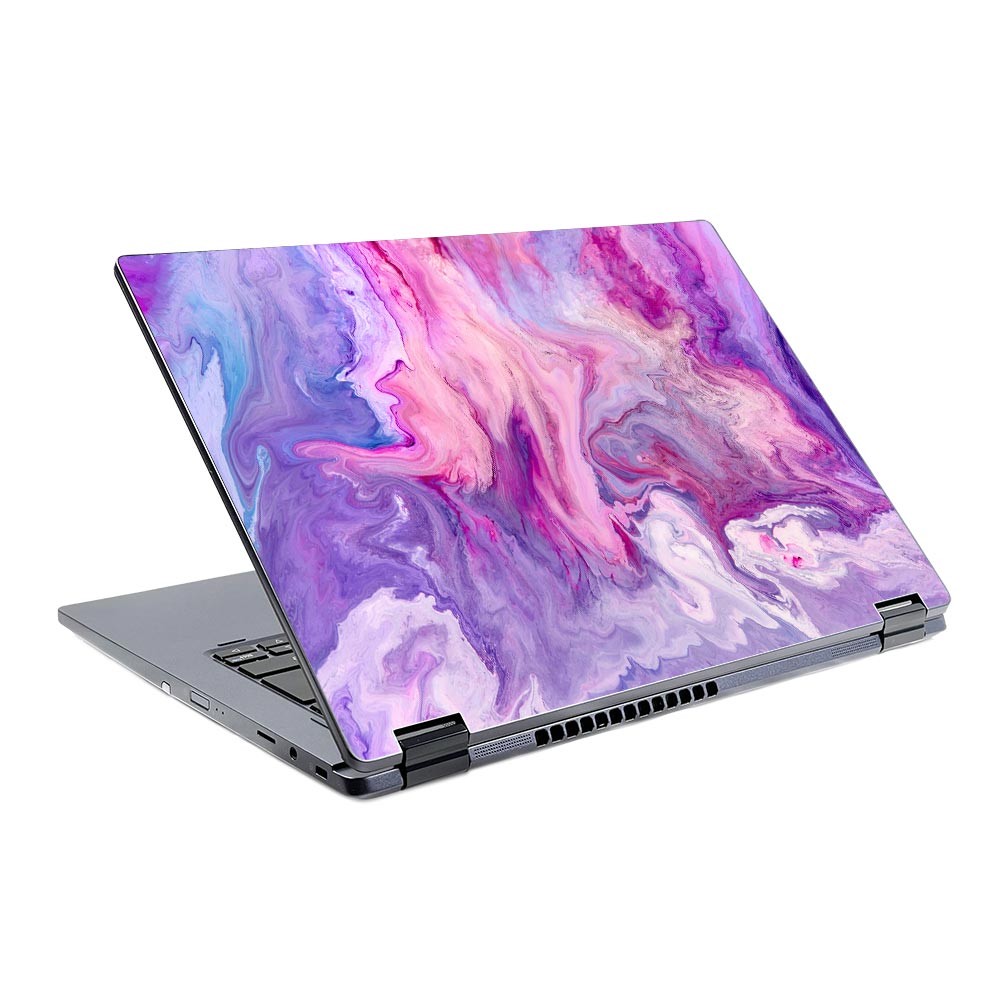 Purple Marble Swirl Acer Travelmate Spin P4 TMP414 Skin