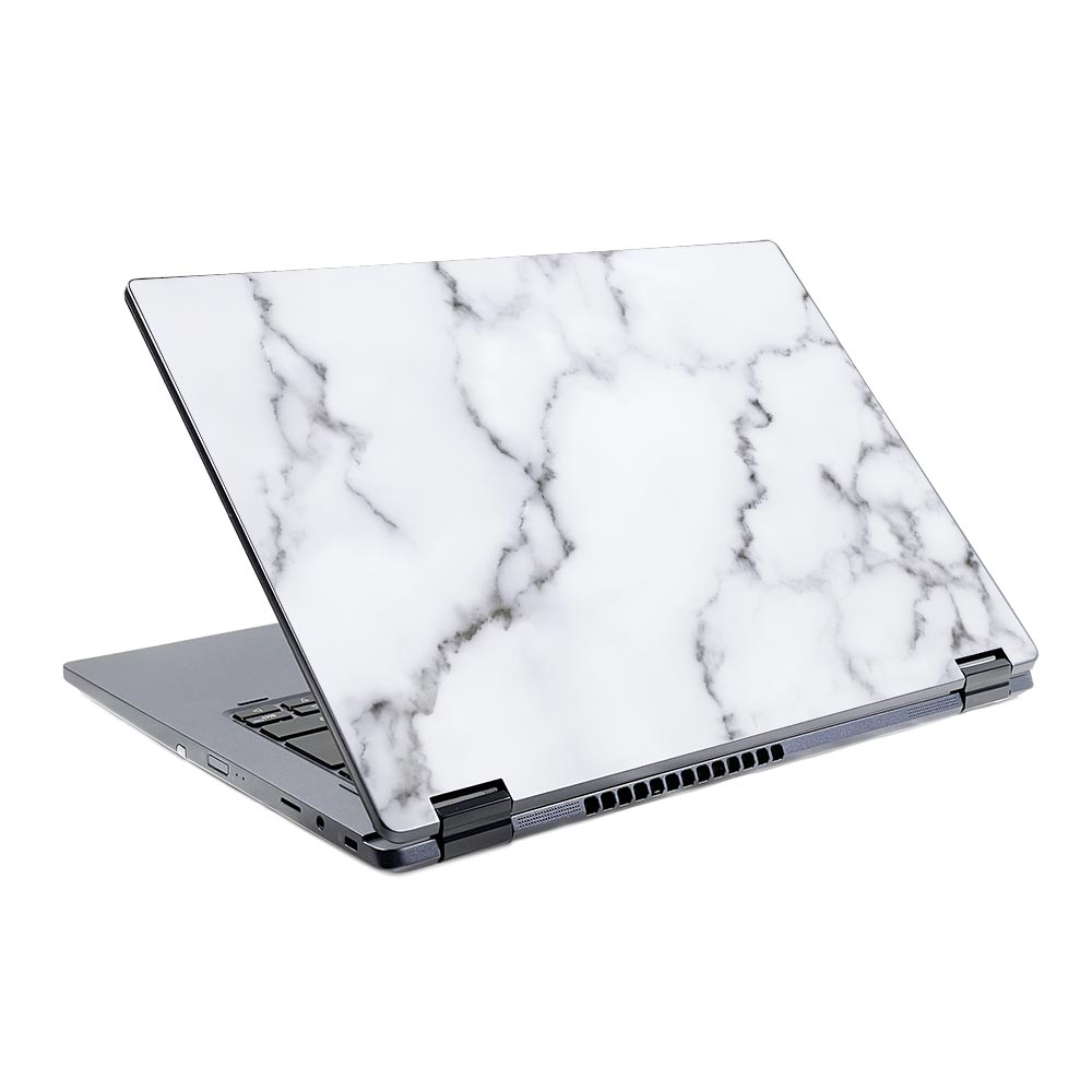 White Marble V Acer Travelmate Spin P4 TMP414 Skin