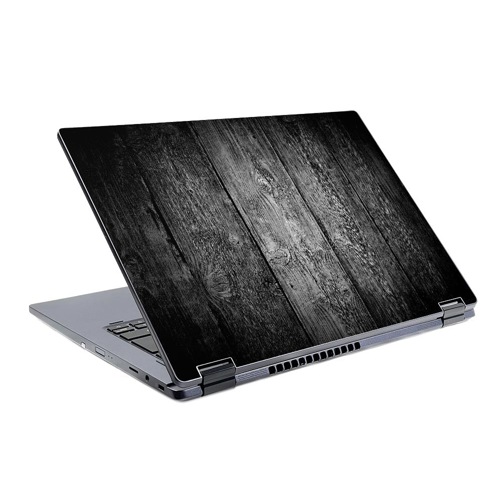 Black Timber V2 Acer Travelmate Spin P4 TMP414 Skin