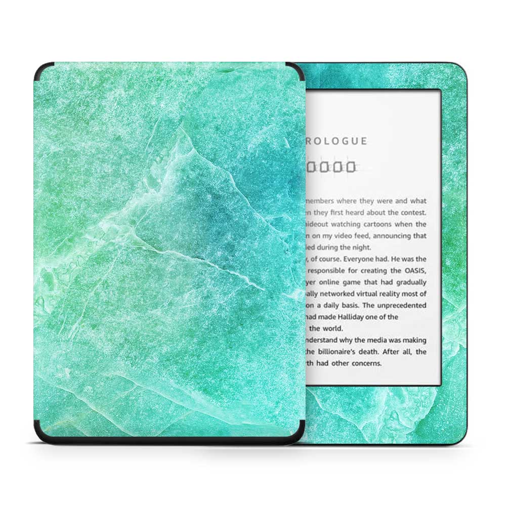 Aqua Marble Kindle 10th Gen Skin