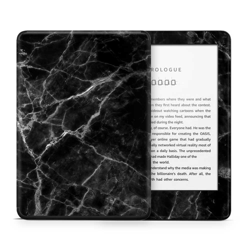 Classic Black Marble Kindle 10th Gen Skin