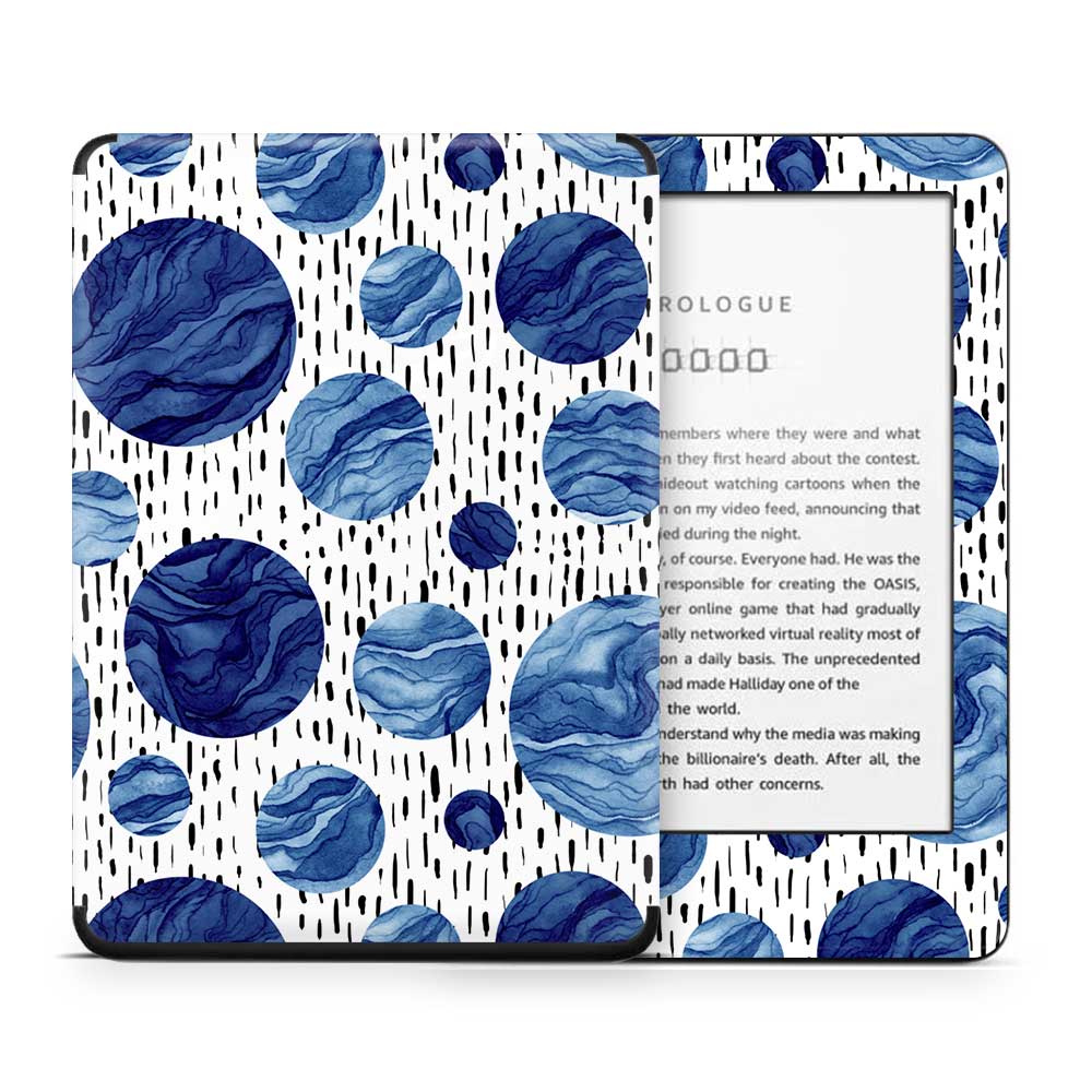 Blue Wave Drops Kindle 10th Gen Skin