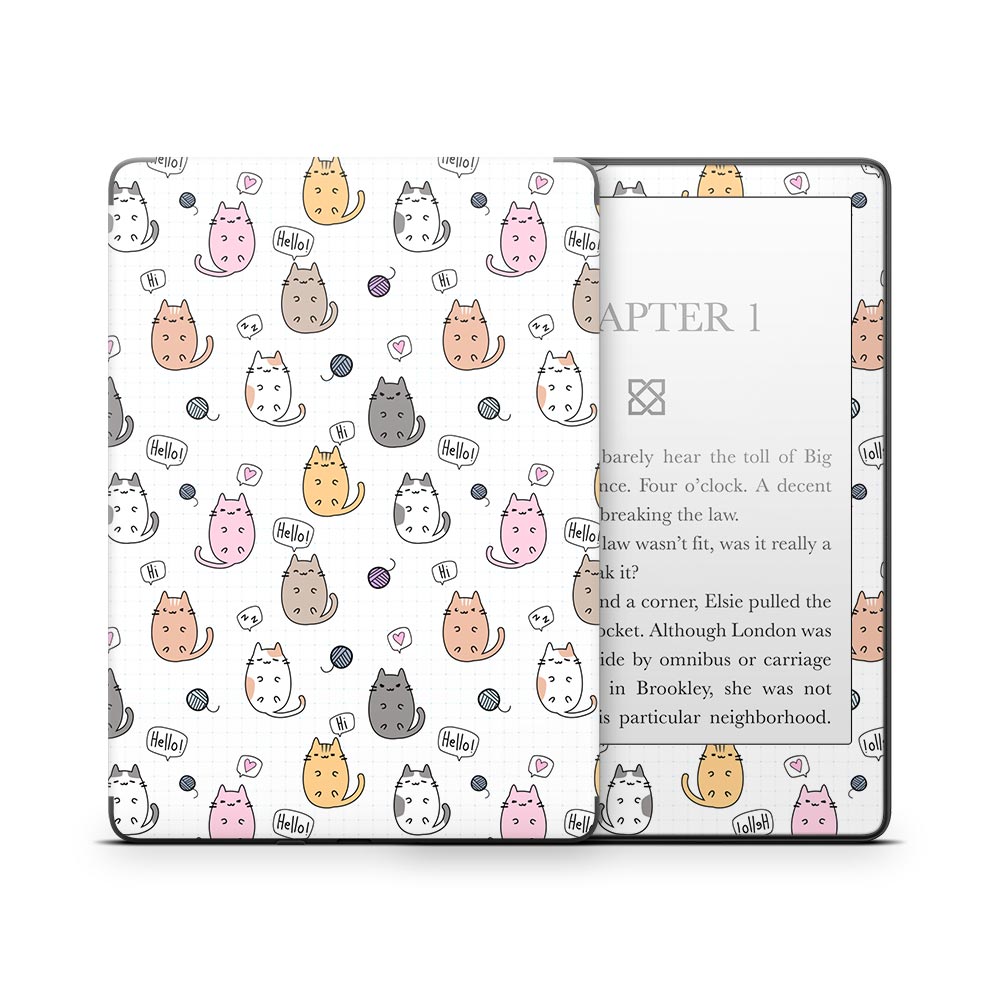 Kawaii Cats Kindle Paperwhite Skin