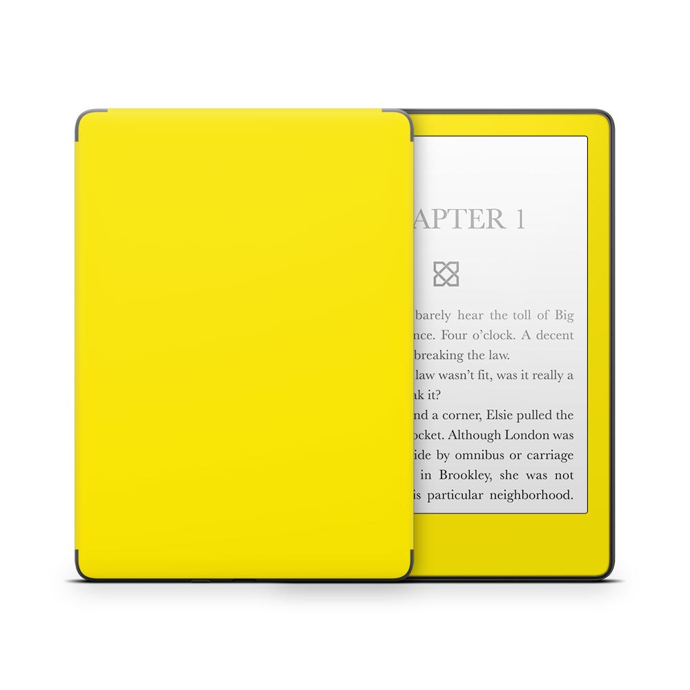 Yellow Kindle Paperwhite Skin