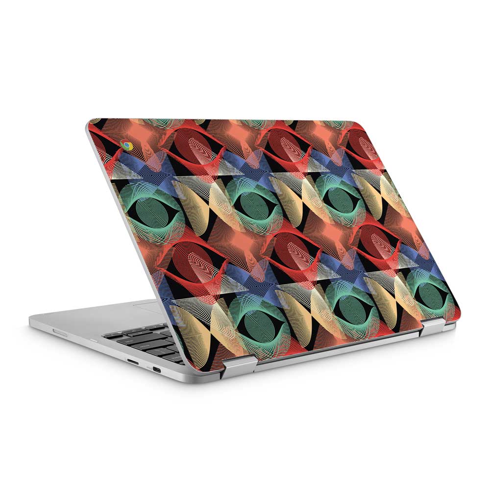 Moire Retro ASUS Chromebook C302CA Skin