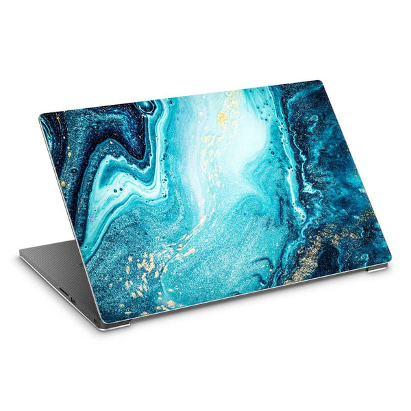 Dell Precision Laptop Skin - Blue River Marble | SkinWraps Australia