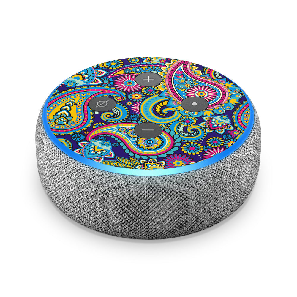 Cool Paisley Amazon Echo Dot 3 Skin