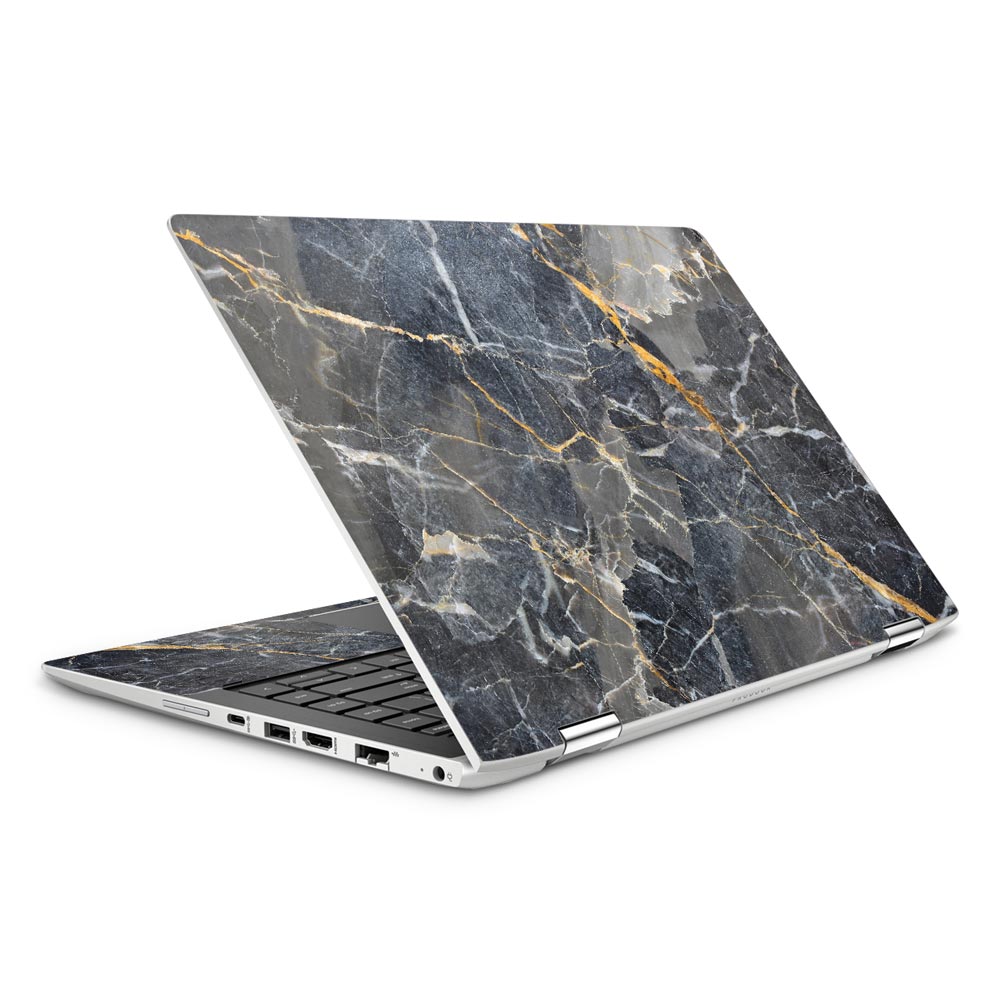 Slate Gold Marble HP ProBook x360 440 Skin