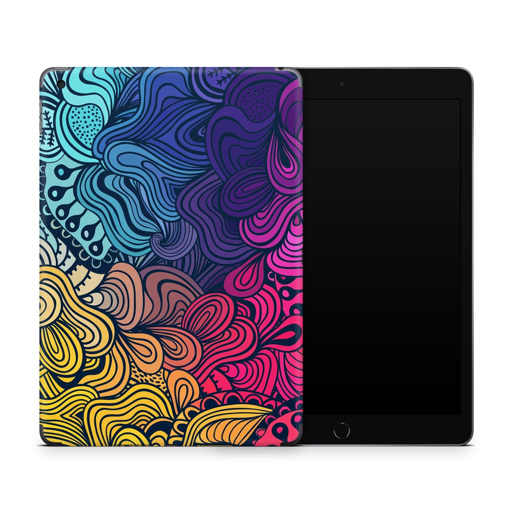 Floral Form Apple iPad 9 Skin