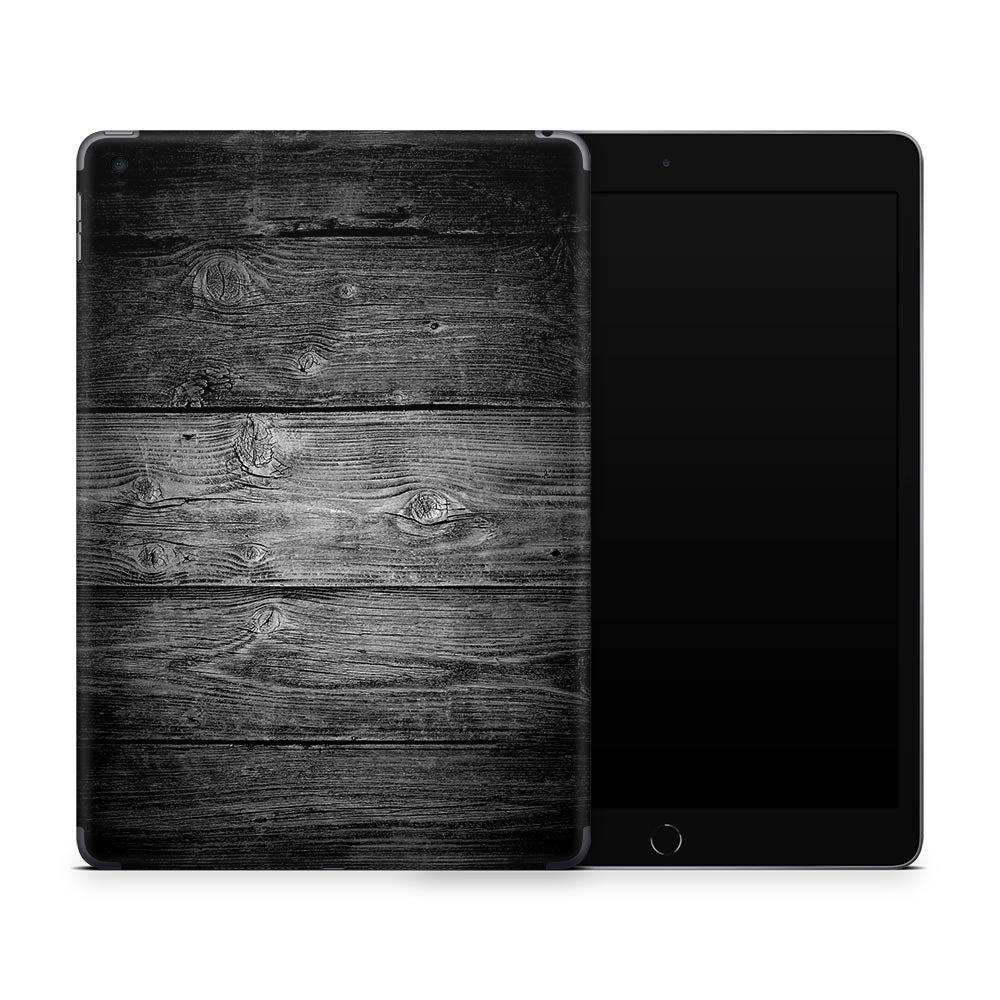 Black Timber iPad Skin