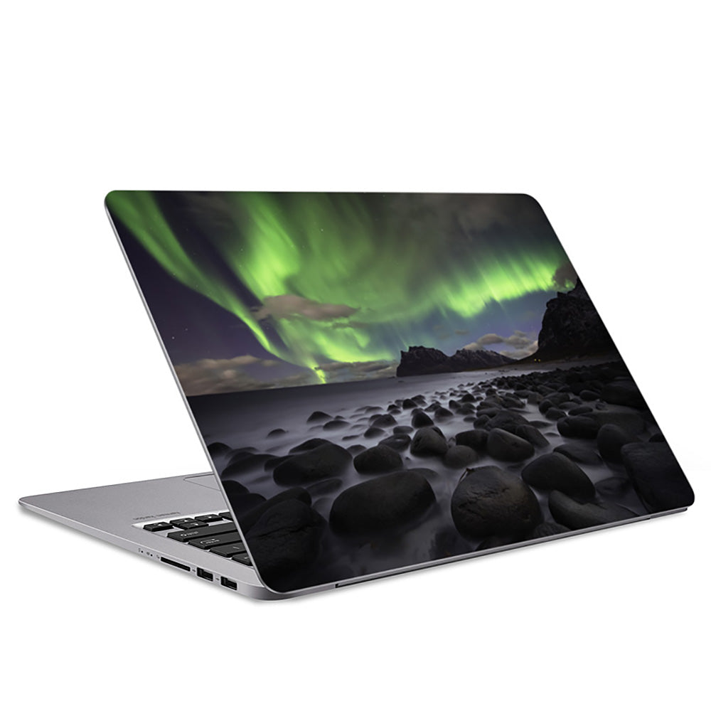 Aurora Rocks Laptop Skin