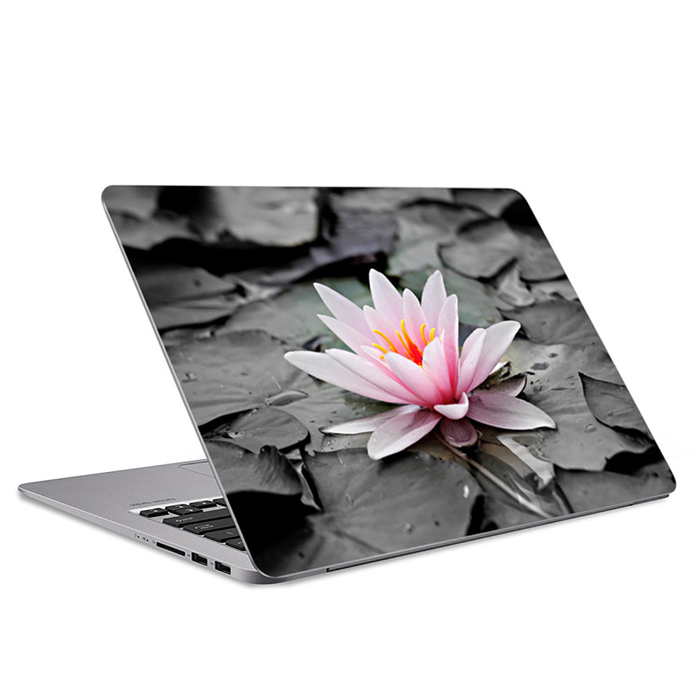 Pink Water Lily Laptop Skin