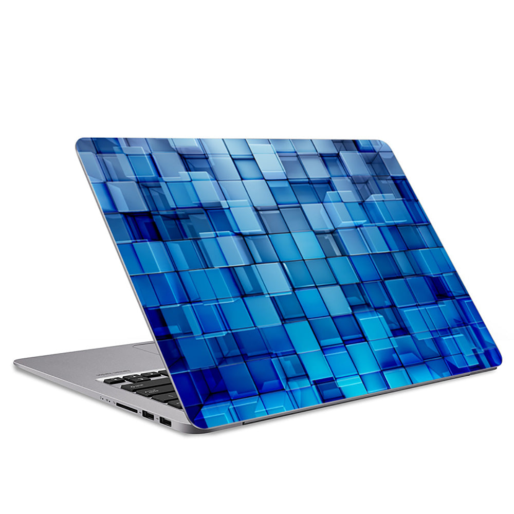 Four Square Blue Laptop Skin