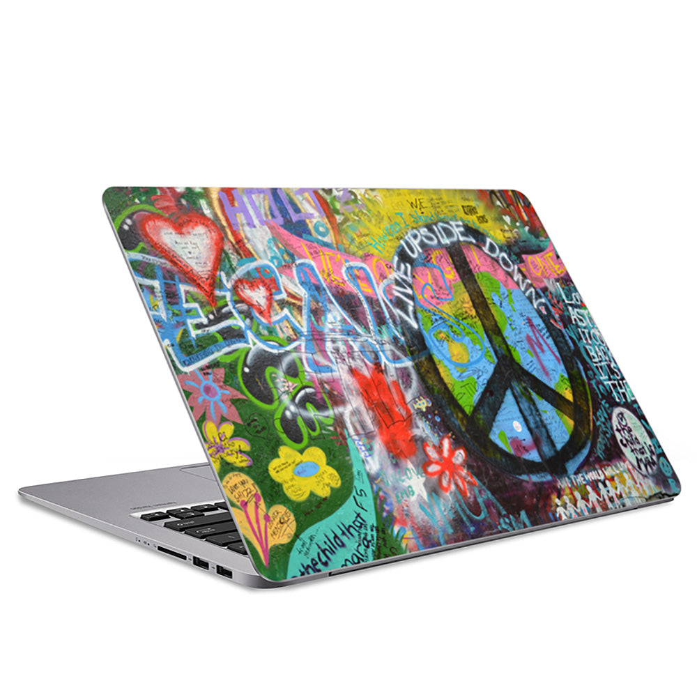 Peace Graffiti Laptop Skin