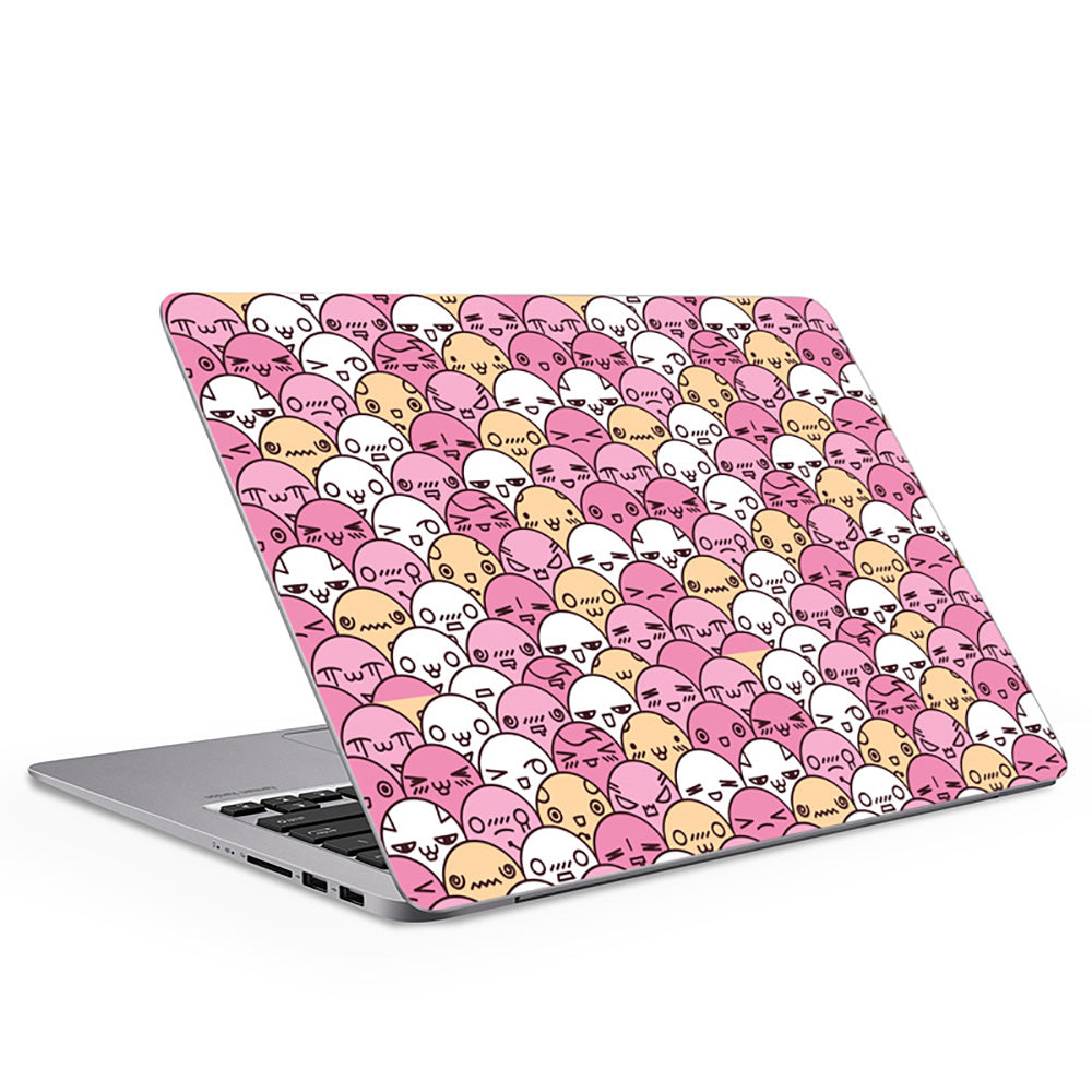 Kawaii Crowd Laptop Skin